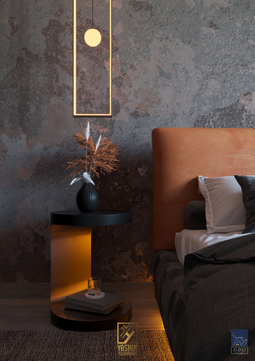 当代主套房设计丨yasminy.elsharawy-14