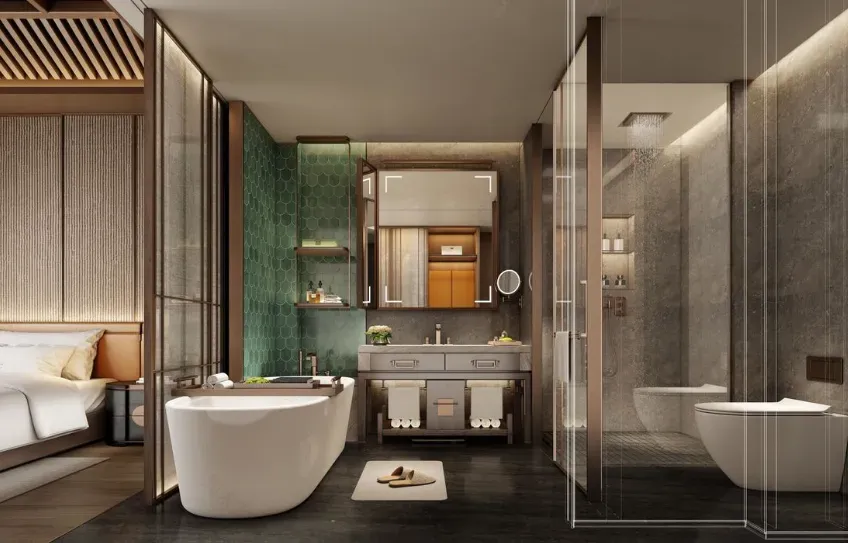 湖南道县禧玥私人花园酒店丨中国湖南丨HD弘大國際設計(深圳)有限公司-57