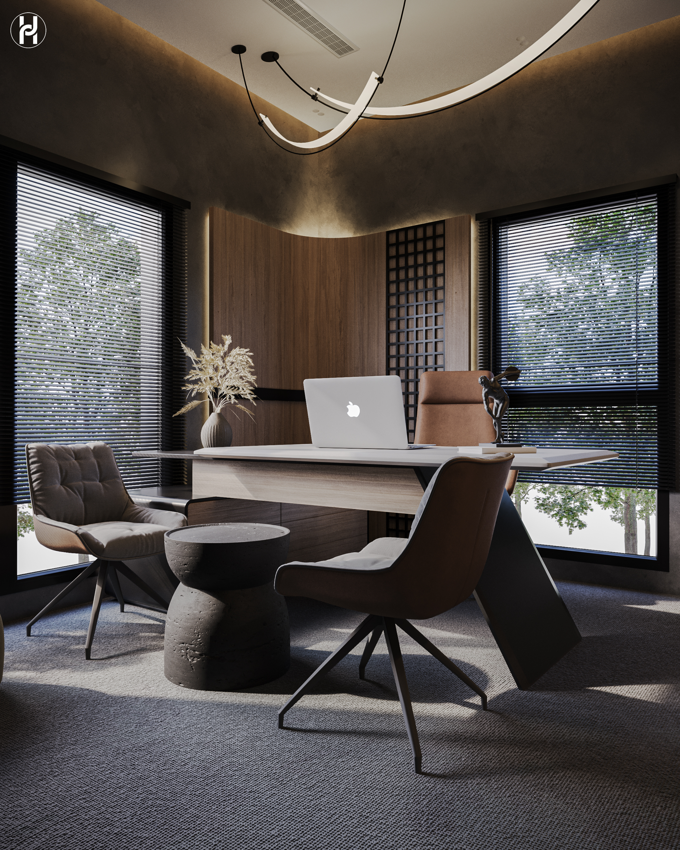 黑暗的办公室丨Marwa Salah-4