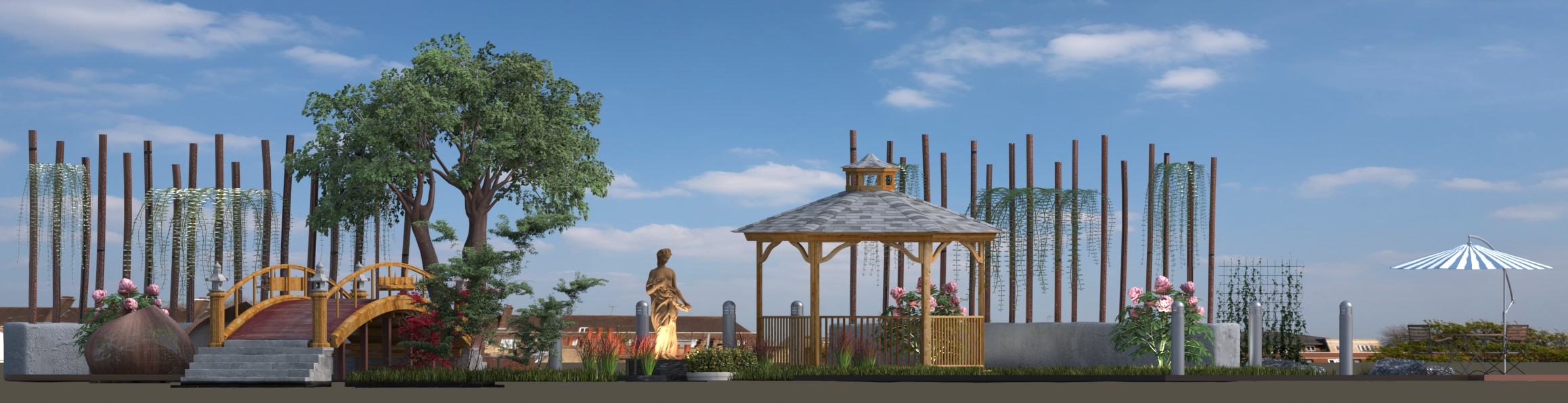 hotel lobby design , landscape ..-1