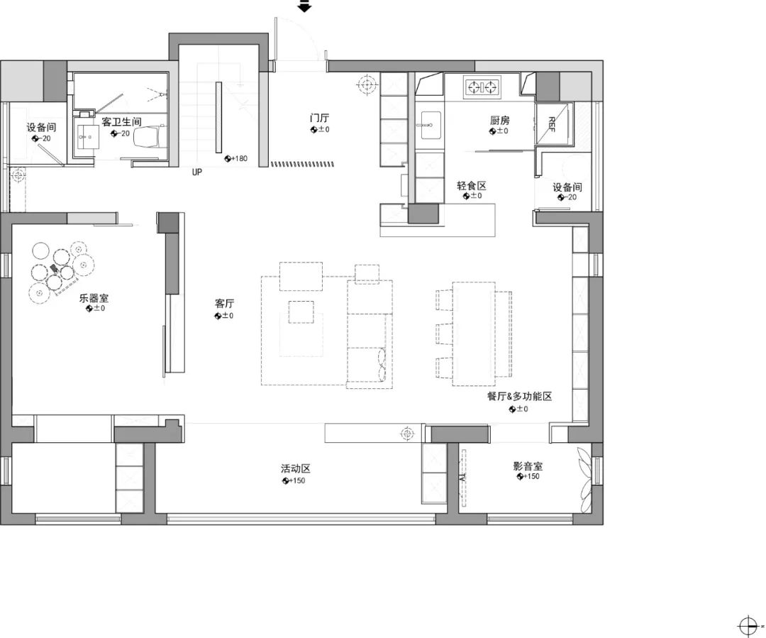 匀 | 成都 240㎡简约家居,诠释恰到好处的生活美学-81