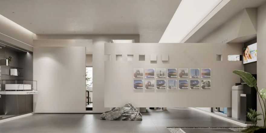 周笙笙展厅设计 · 210m²长垣海信中央空调展厅丨中国河南丨周笙笙全案设计工作室-26