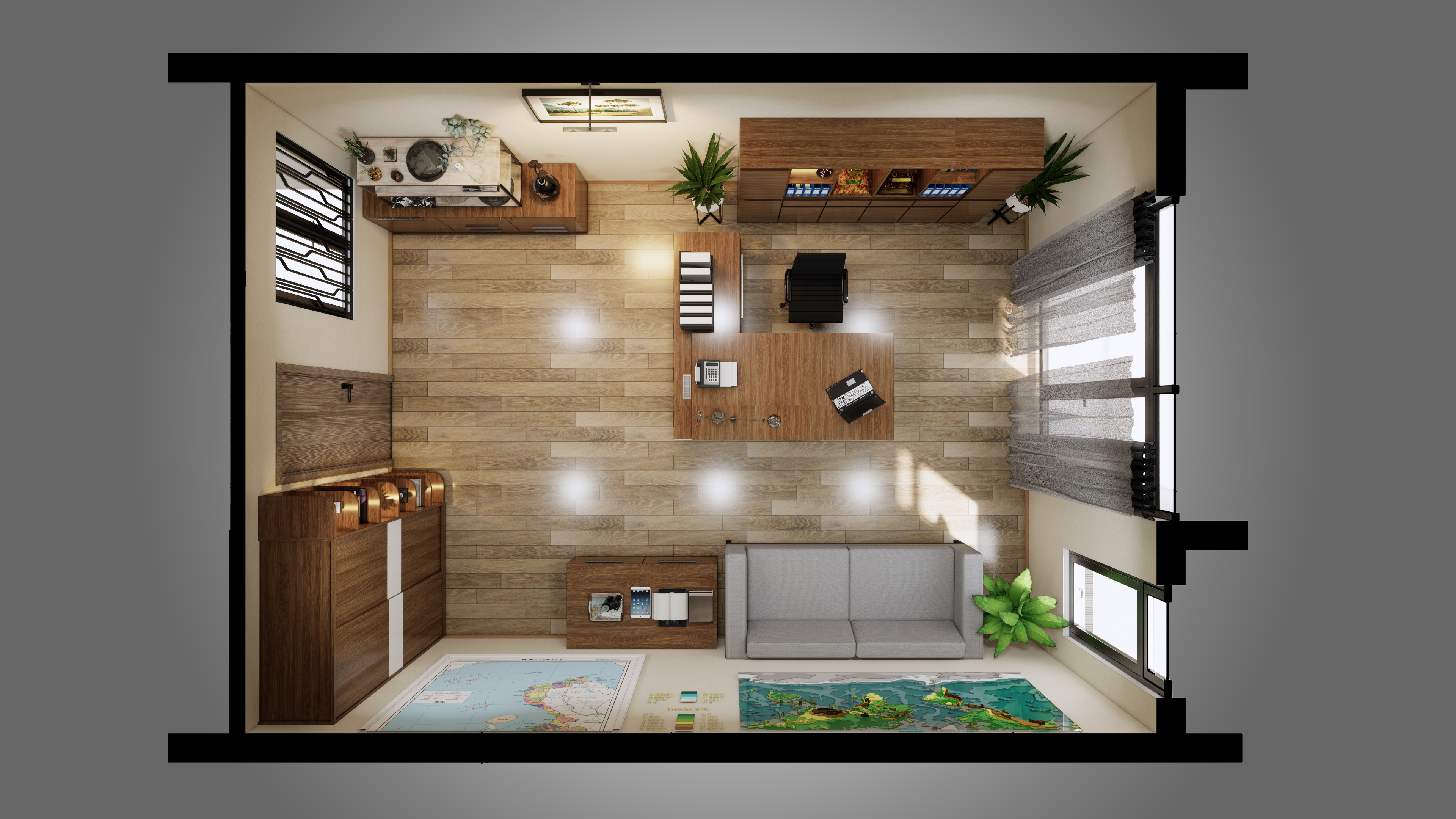 NÔI THẤT NHÀ PHỐ 4 TẦNG - HIỆN ĐẠI-20