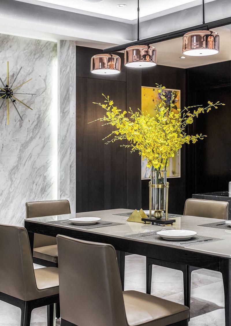 现代风格【山水和园】220㎡家居设计，美食、儿童、阅读空间一应俱全-2