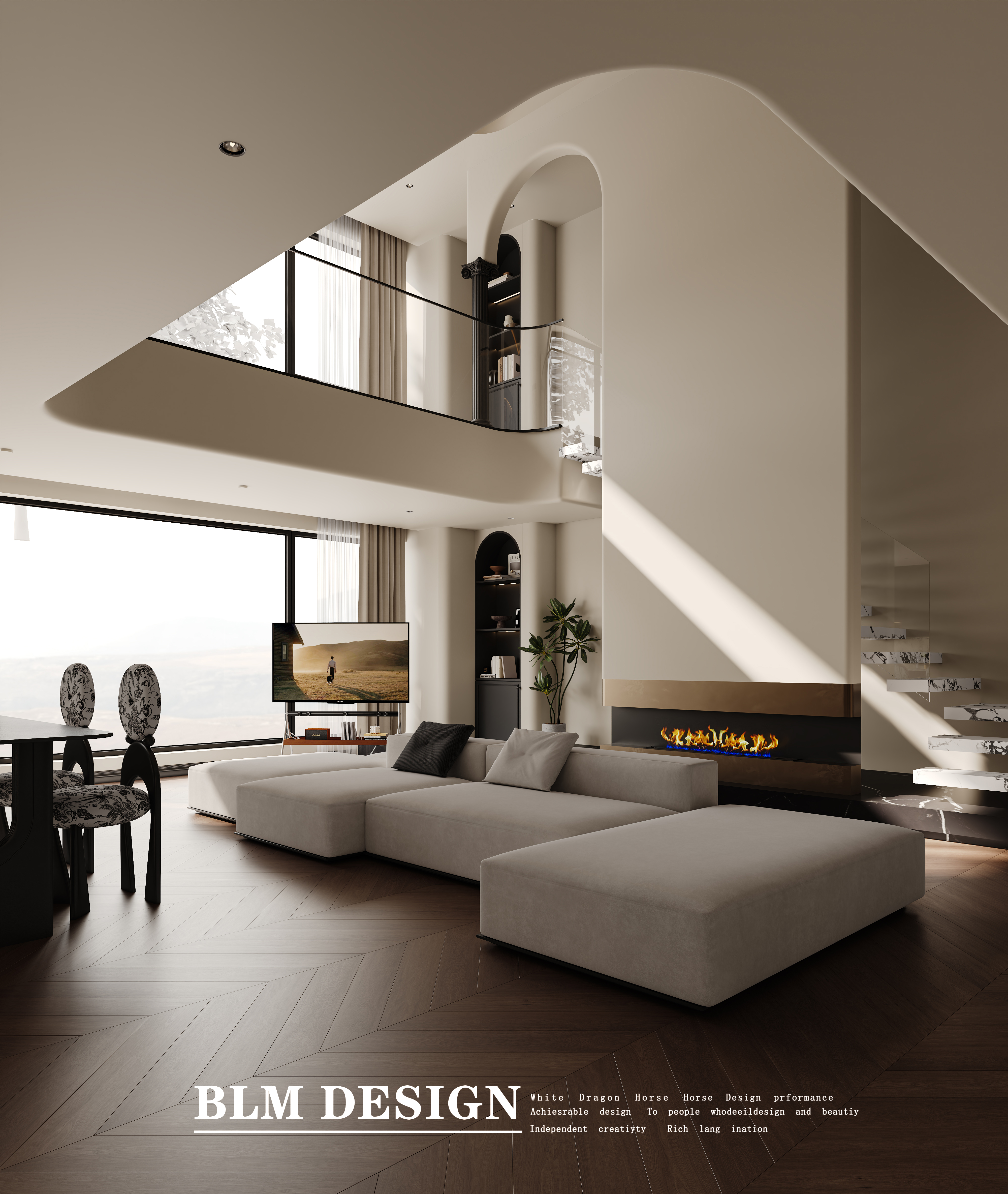 法式复古别墅案例-11