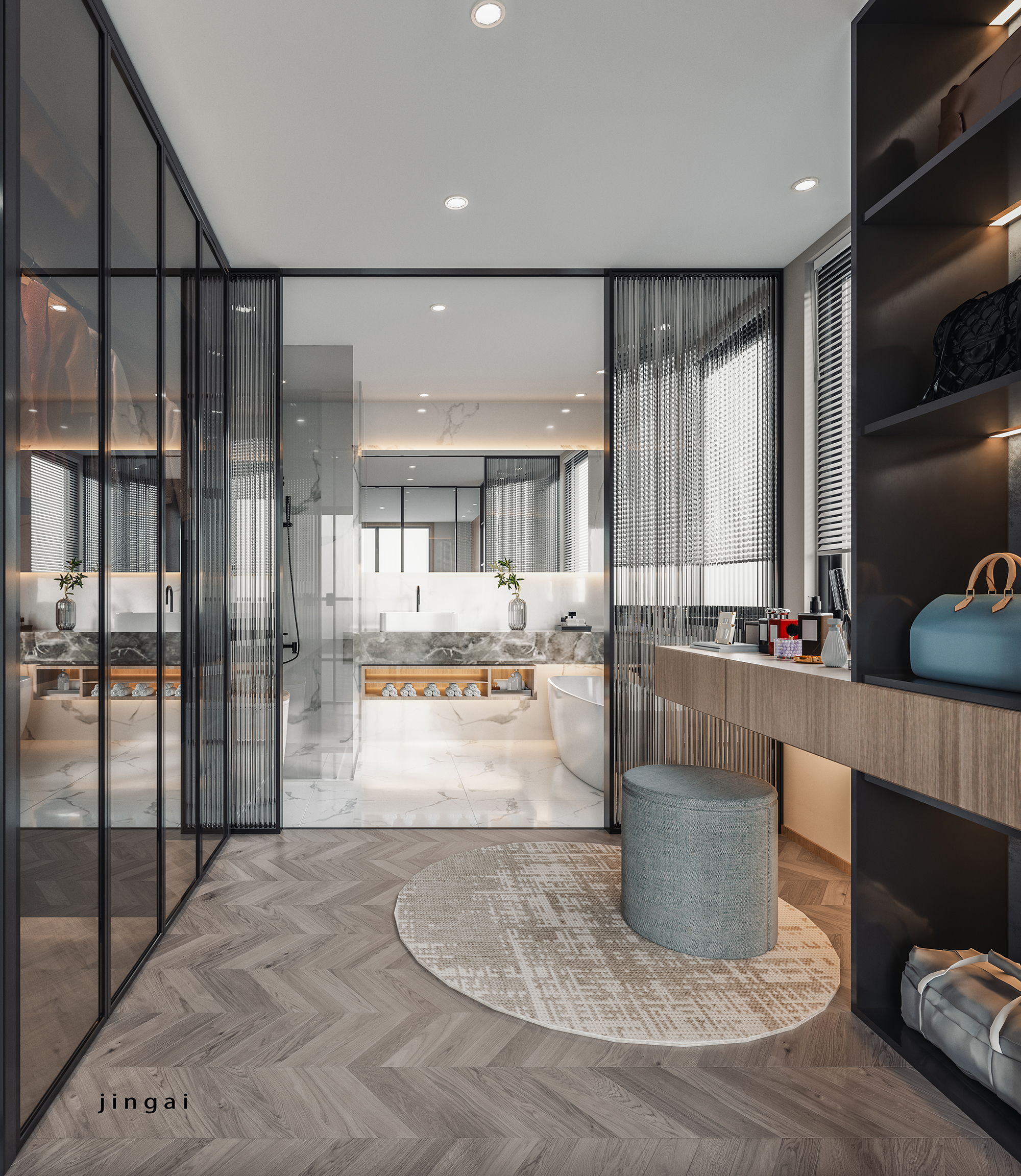 现代简约别墅设计 | CR 渲染器与 PSCC 的完美结合-22