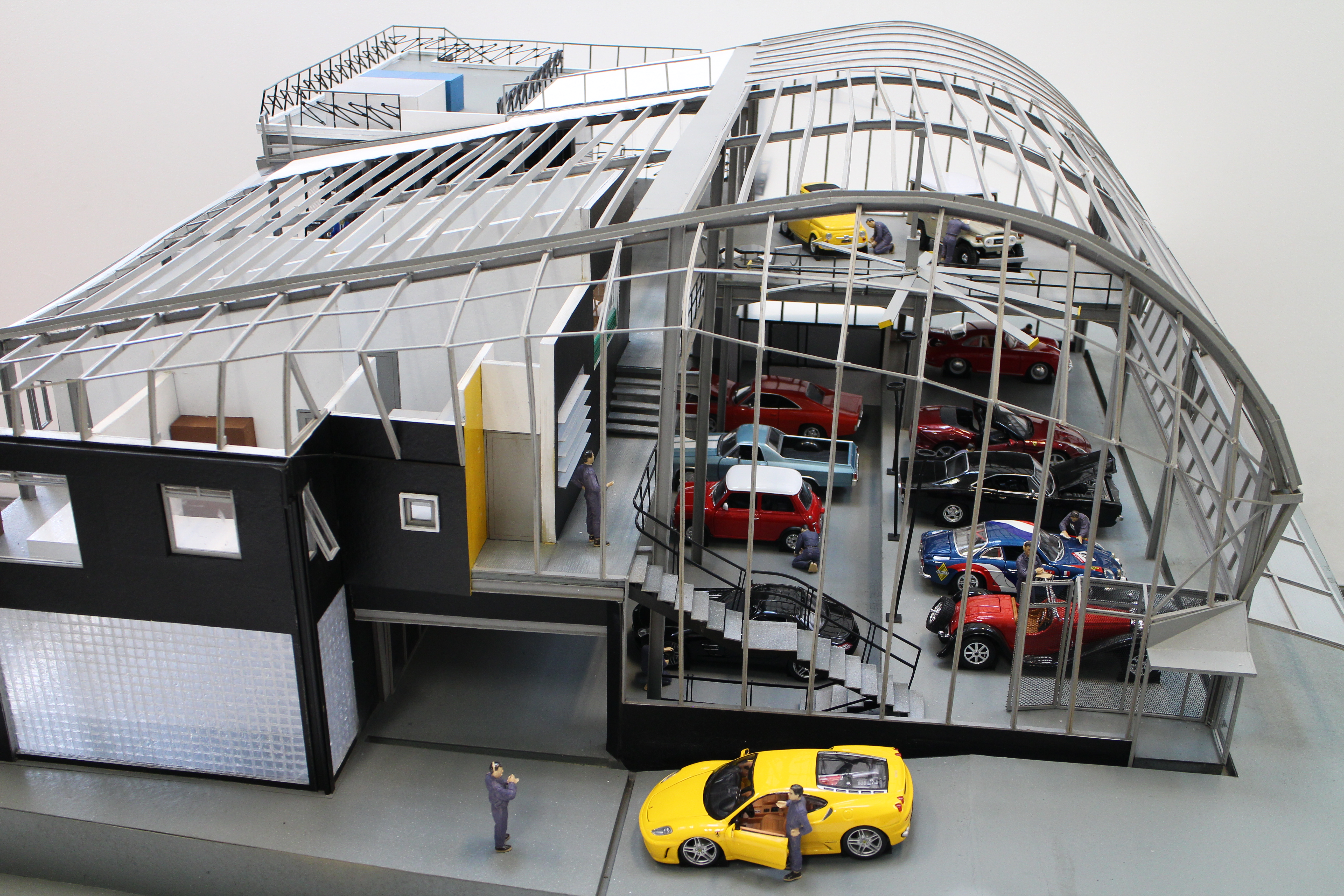 曲面魅力——汽车展览中心设计-15