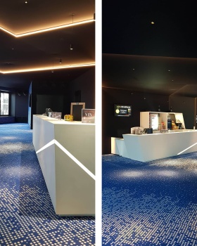 冰吧;冰酒吧
注:ICE BAR常见有两种表意,在不同语境中可能分别代表家庭用的小冰吧设备,或是以冰为主题、用冰打造装饰等的酒吧,如果有更具体的语境,可得出更精准的释义这里是按常见含义给出,未违反单一结果原则 丨ABP ARCHITECTES