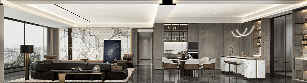 杭州龙湖丰收湖大平层样板间丨中国杭州丨北京靳朝晖设计有限公司-71