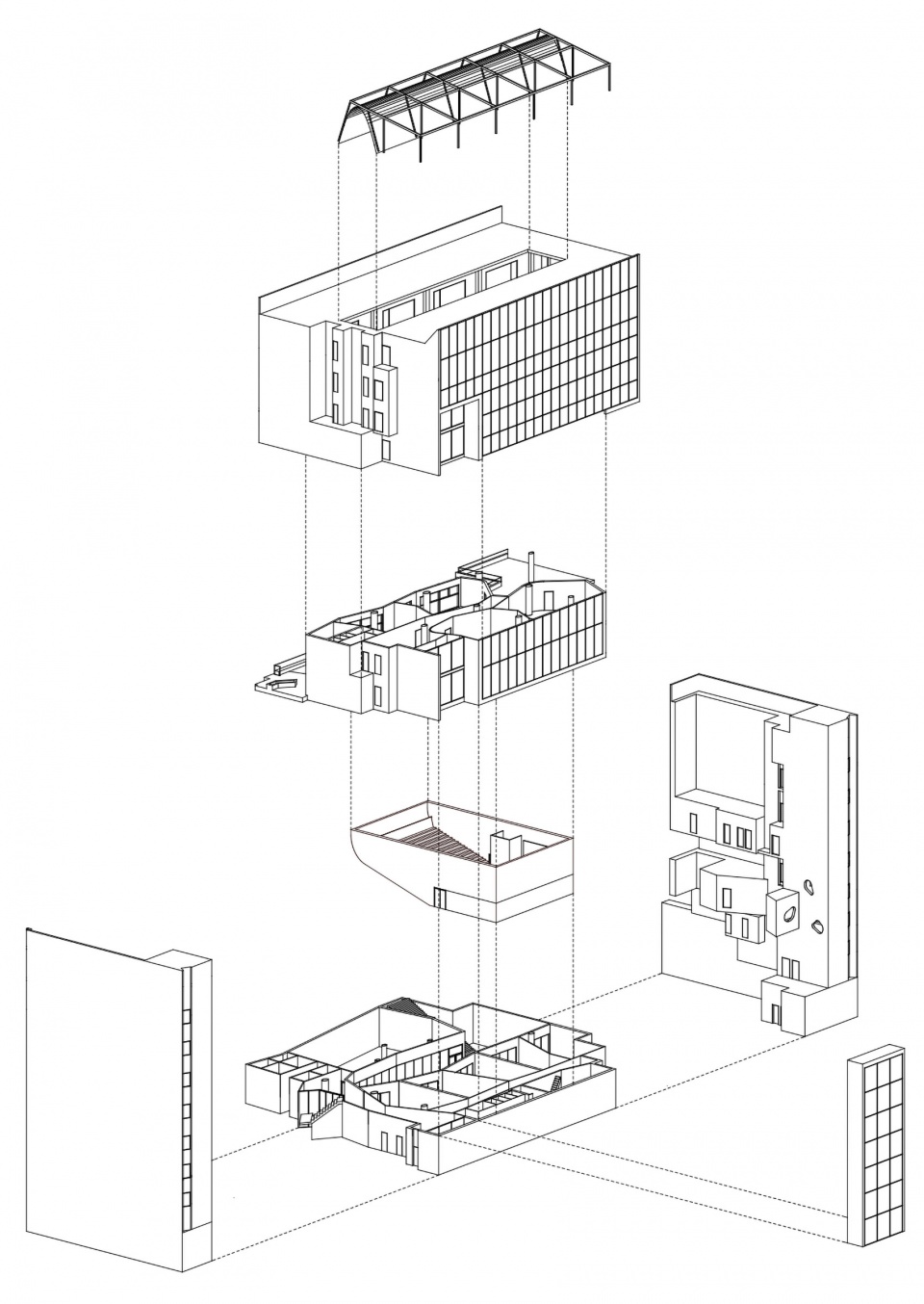 拼贴大楼 | 西班牙巴塞罗那 Teresa Pàmies 文化中心,垂直城市新典范-33