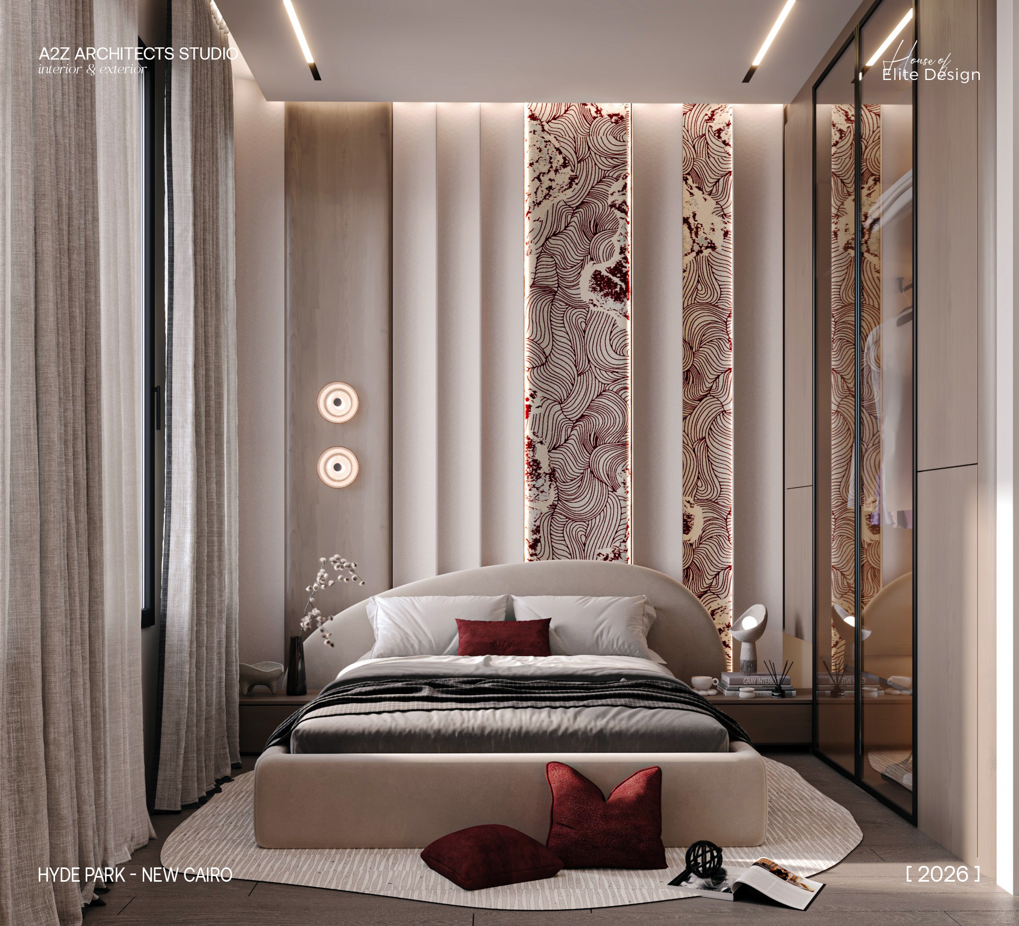 豪华主卧 丨EgyptCairo丨A2Z Architects™-7