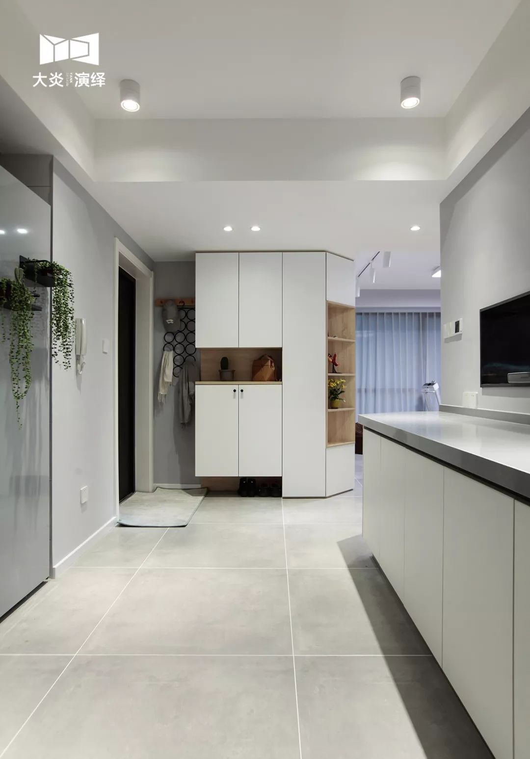 极简北欧婚房,零距离互动生活空间-15