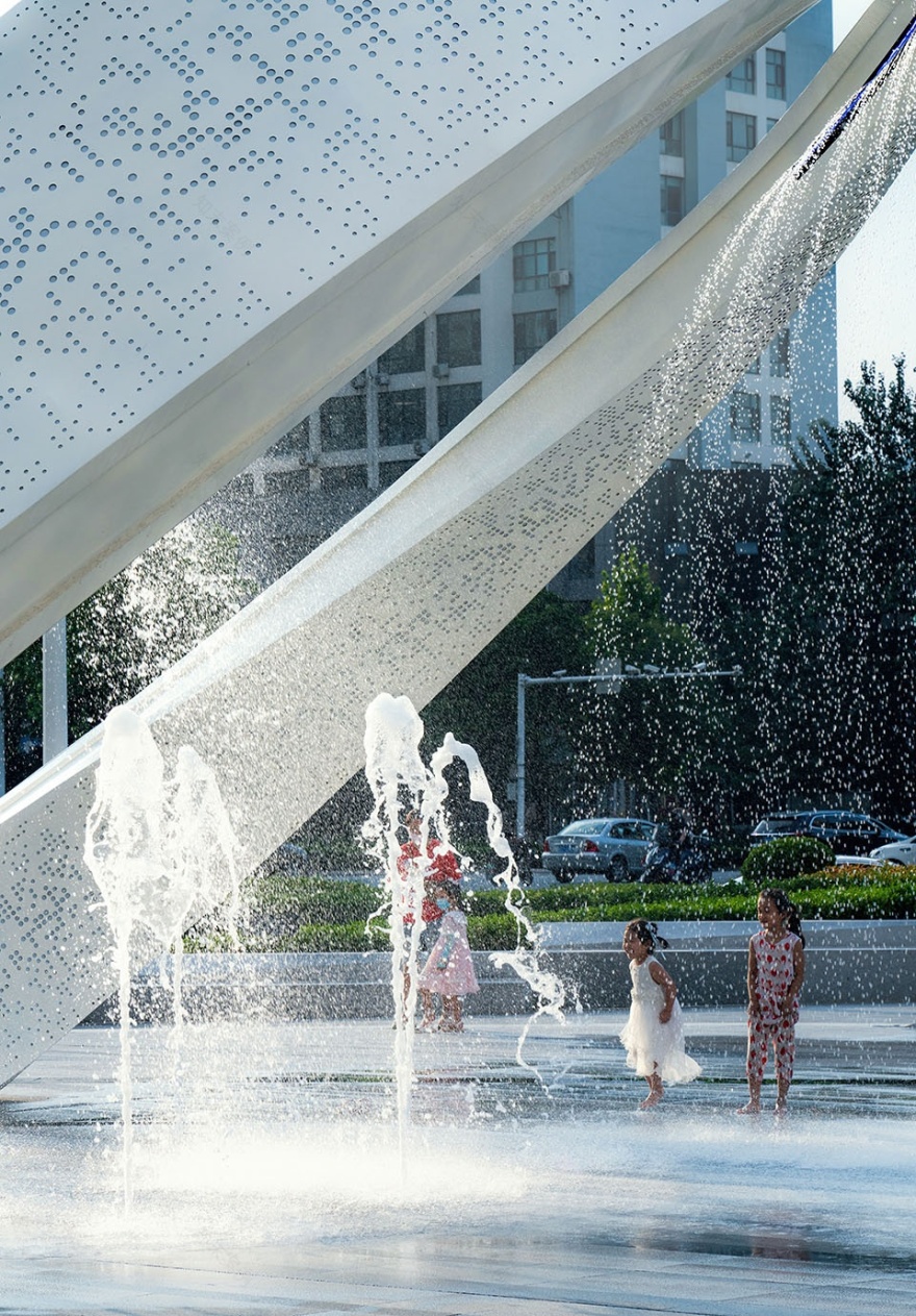 潍坊风之广场丨中国潍坊丨HID翰地景观-58