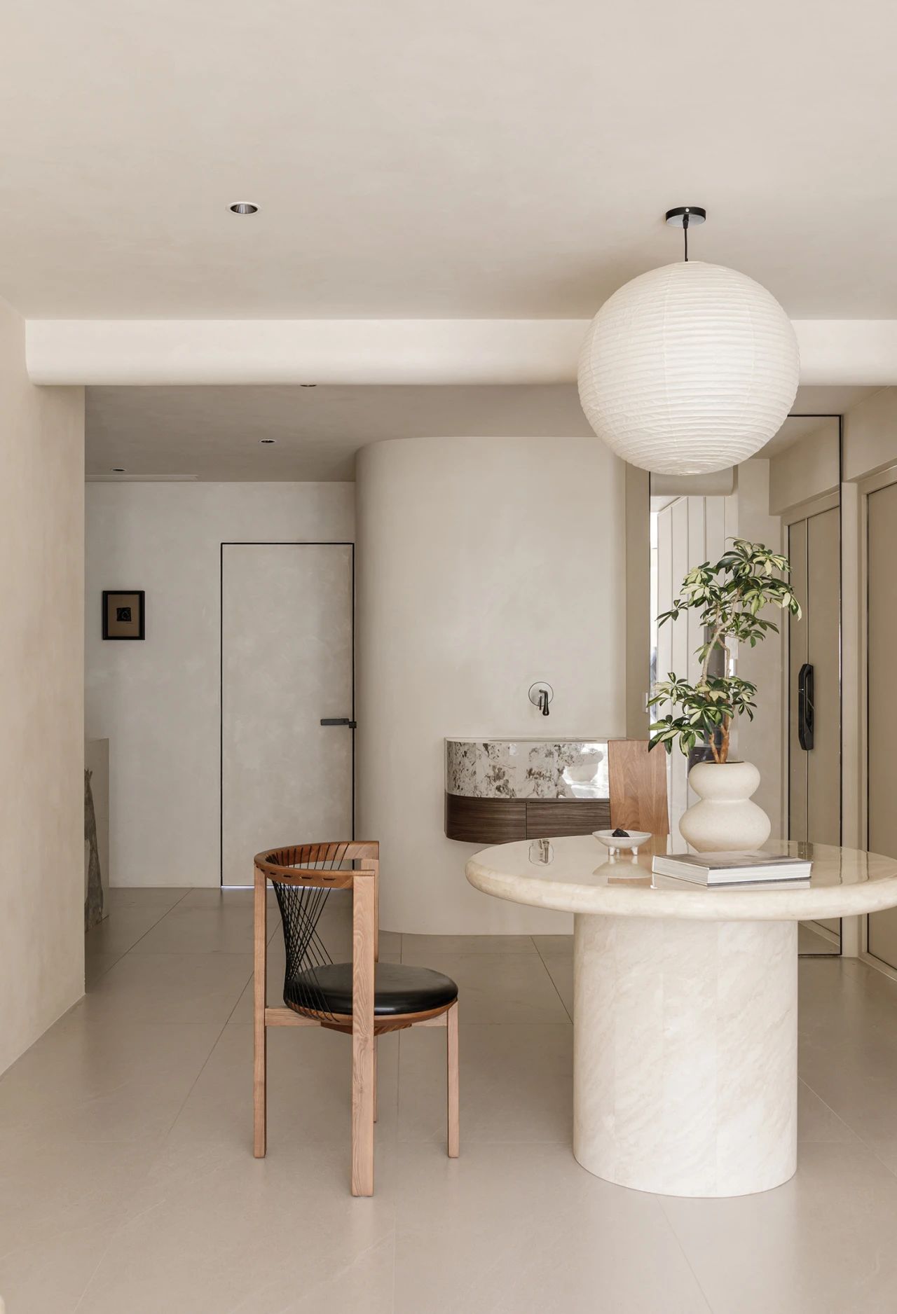 线面布局，石材联动 | 年轻人的婚房也讲究“打破重组”-22