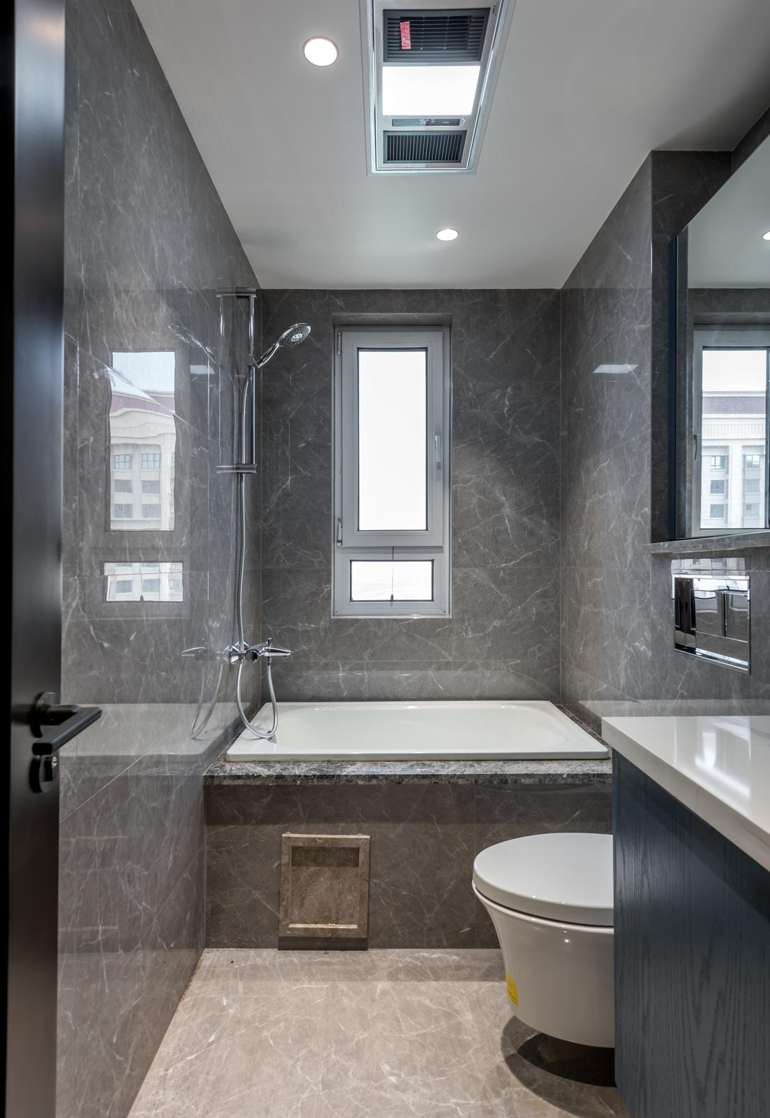 平层住宅的清澈静谧空间设计丨格物设计-25