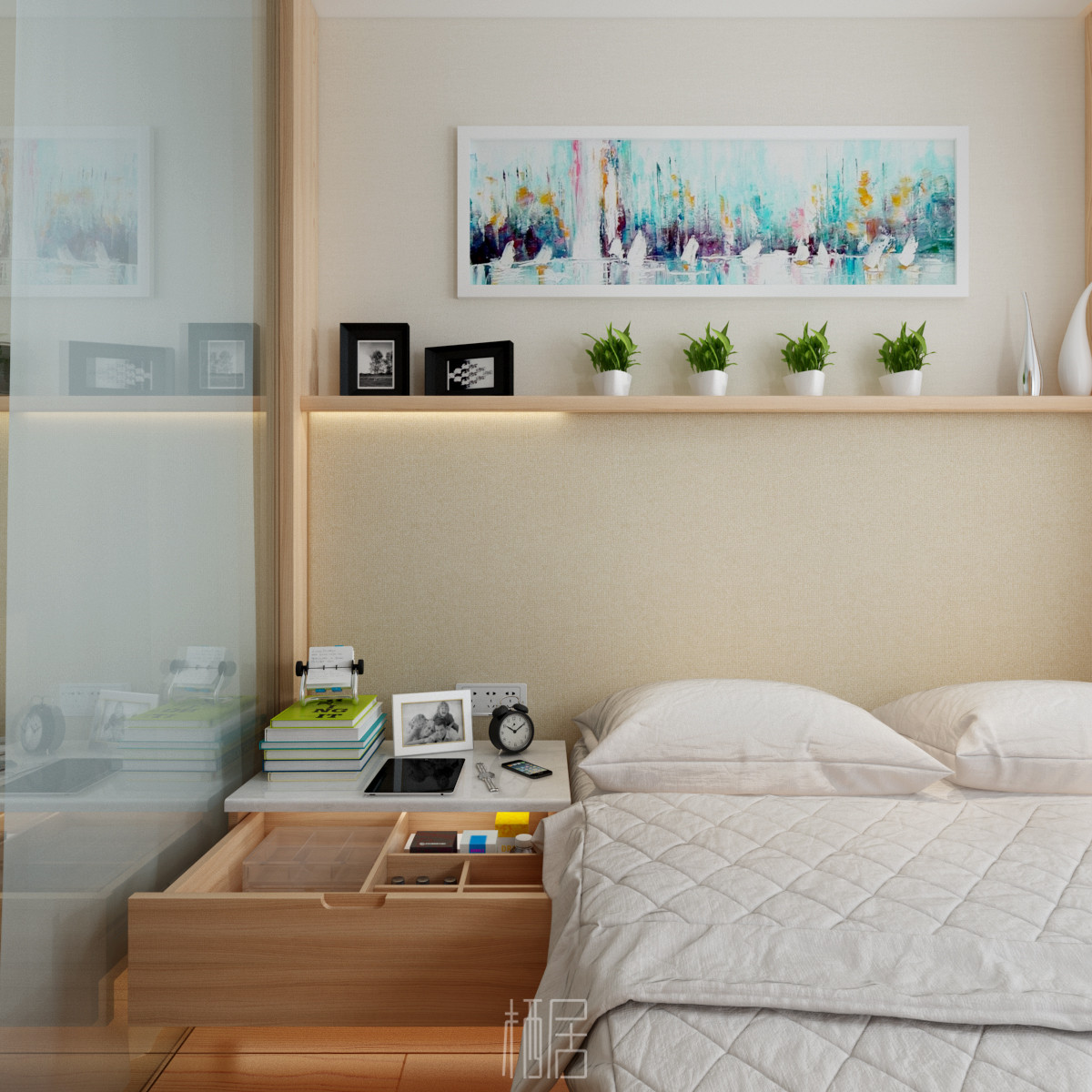 小户型逆袭 | 48 平米一居室变身三室三厅三卫一厨设计-17