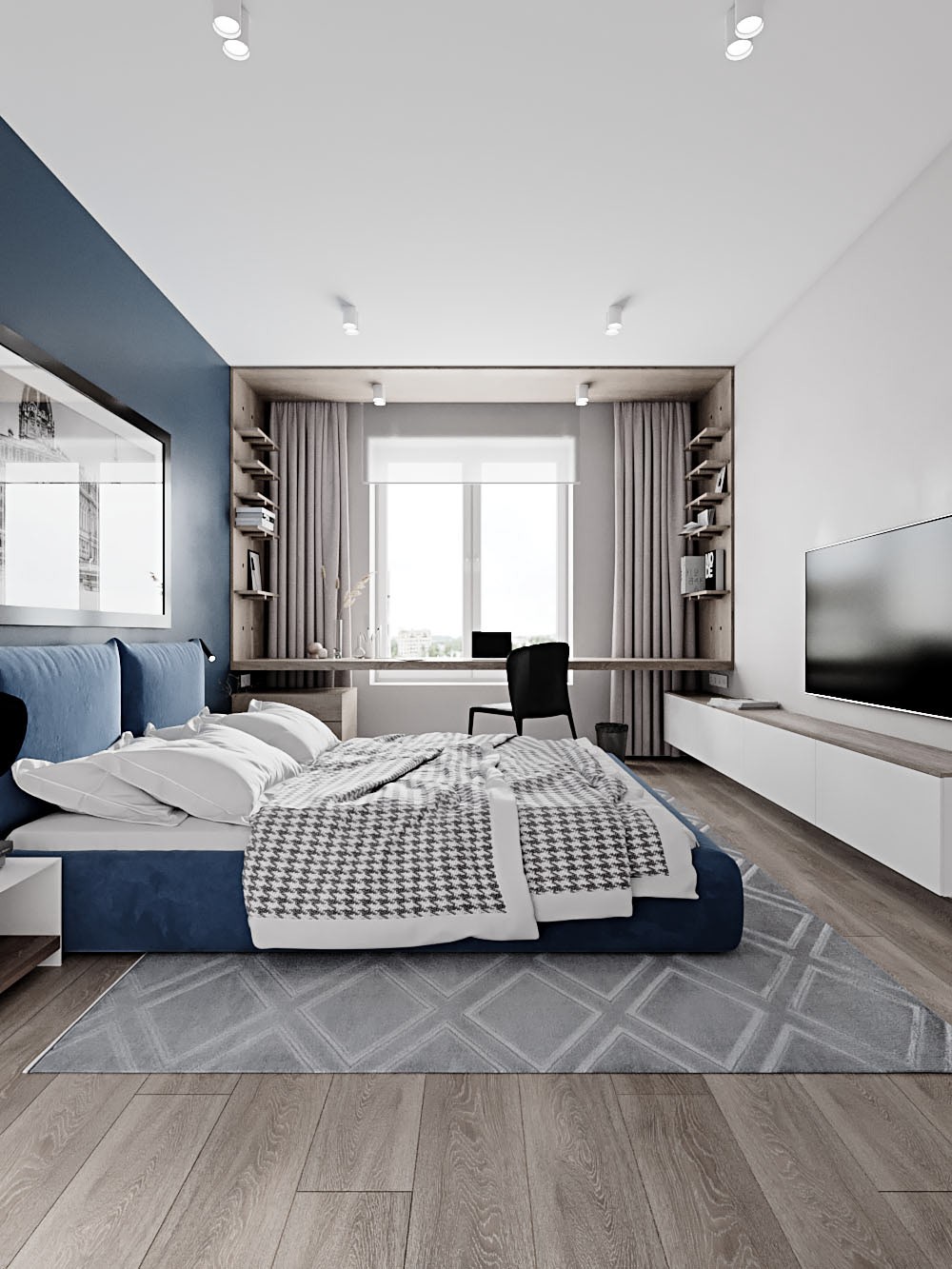 乌克兰 现代简约风公寓设计-9