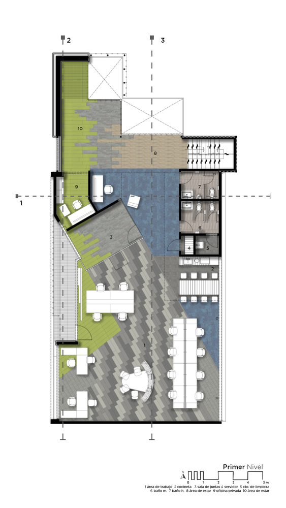 墨西哥 Coordenada 设计中心丨HADVD Arquitectos-34