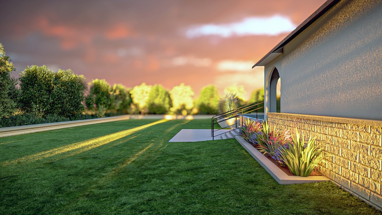 Full Yard Landscape Design-4