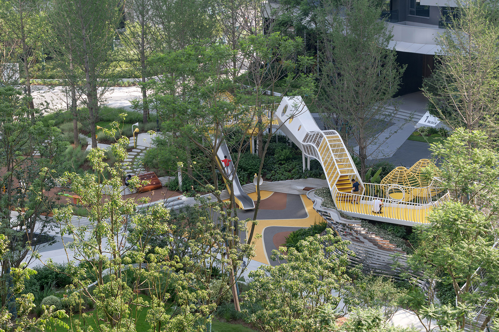 成都邻里峡谷景观丨中国成都丨大小景观-34