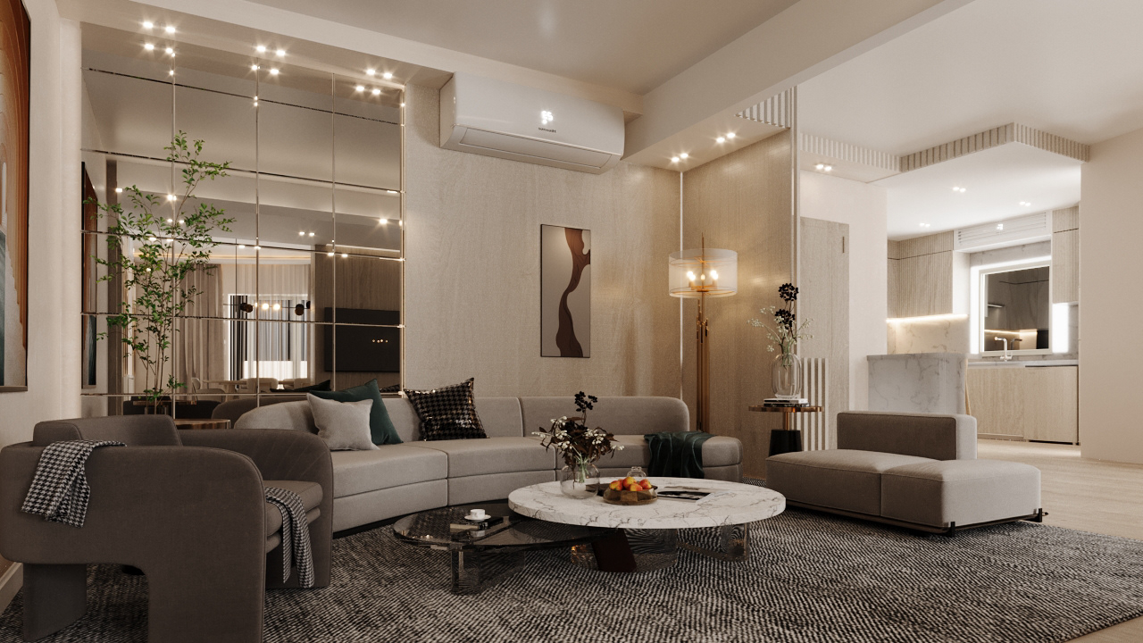 公寓单元室内设计丨埃及开罗-6