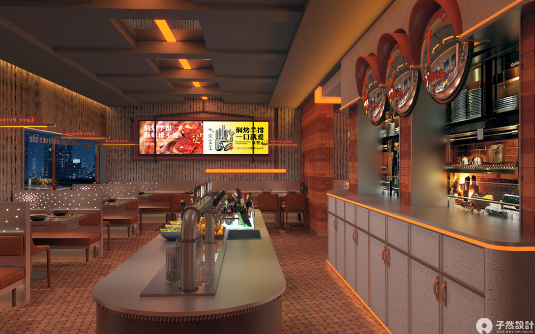 爱艺人烤羊排丨中国北京丨子然设计-29