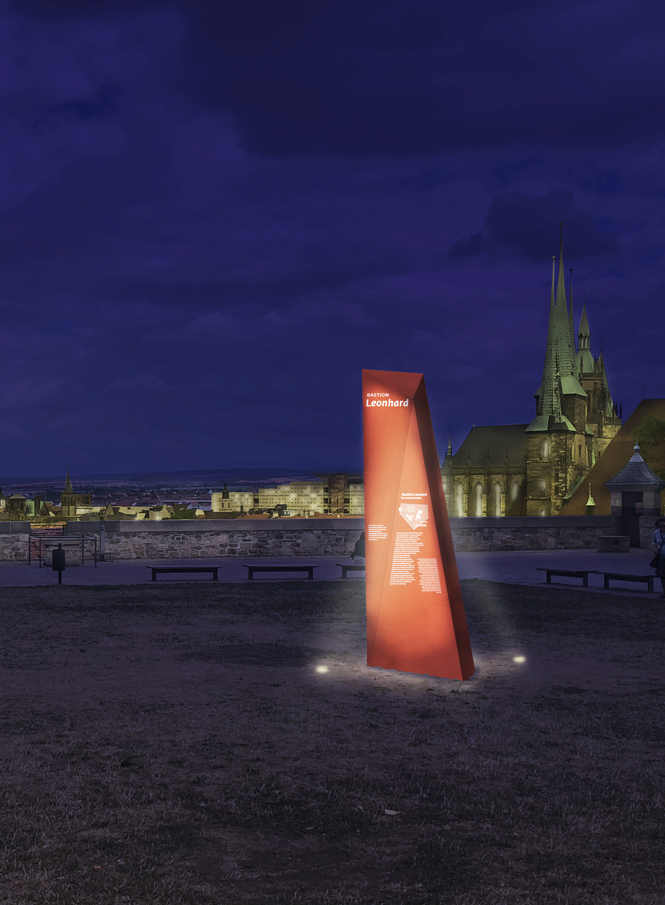 爱尔福特彼得斯贝格建筑群展览及空间利用概念与旅游引导系统丨德国爱尔福特-26