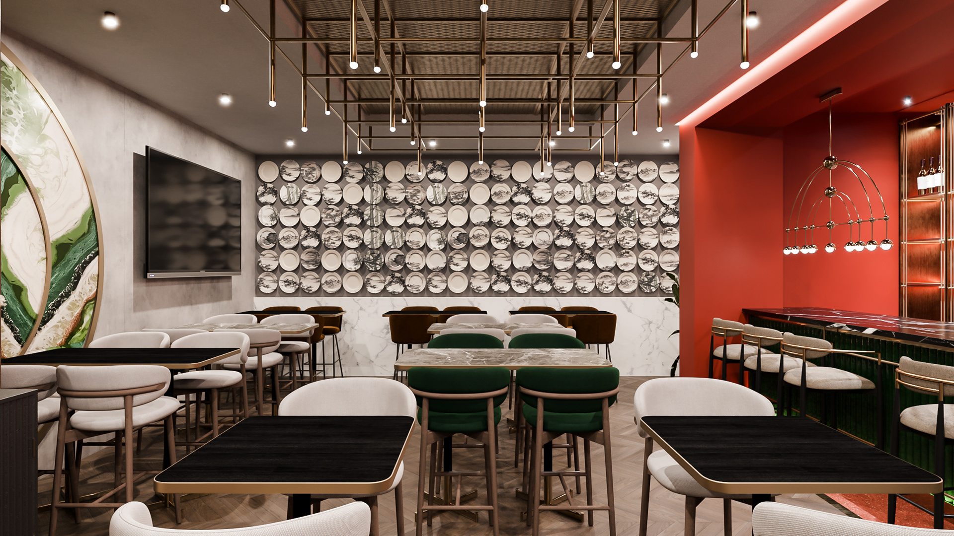 蓝色之家：餐厅和酒廊丨突尼斯丨Anamorph  agency-7