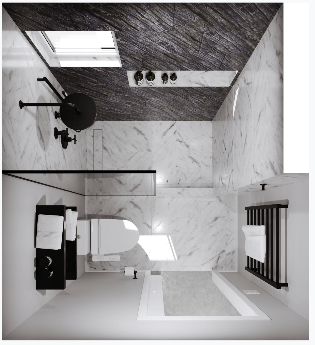 SAMANTHA BLACK 主卧卫生间翻新项目丨美国-16