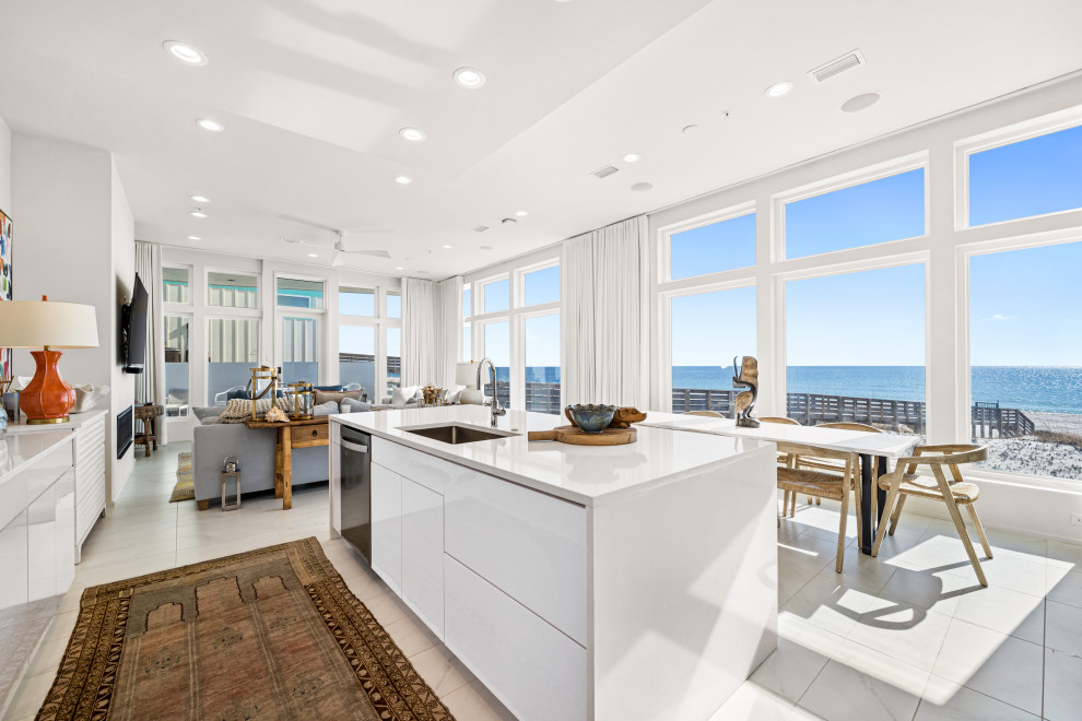 Cross Lane现代海滨住宅丨美国阿拉巴马丨Bob Chatham Custom Home Design-32