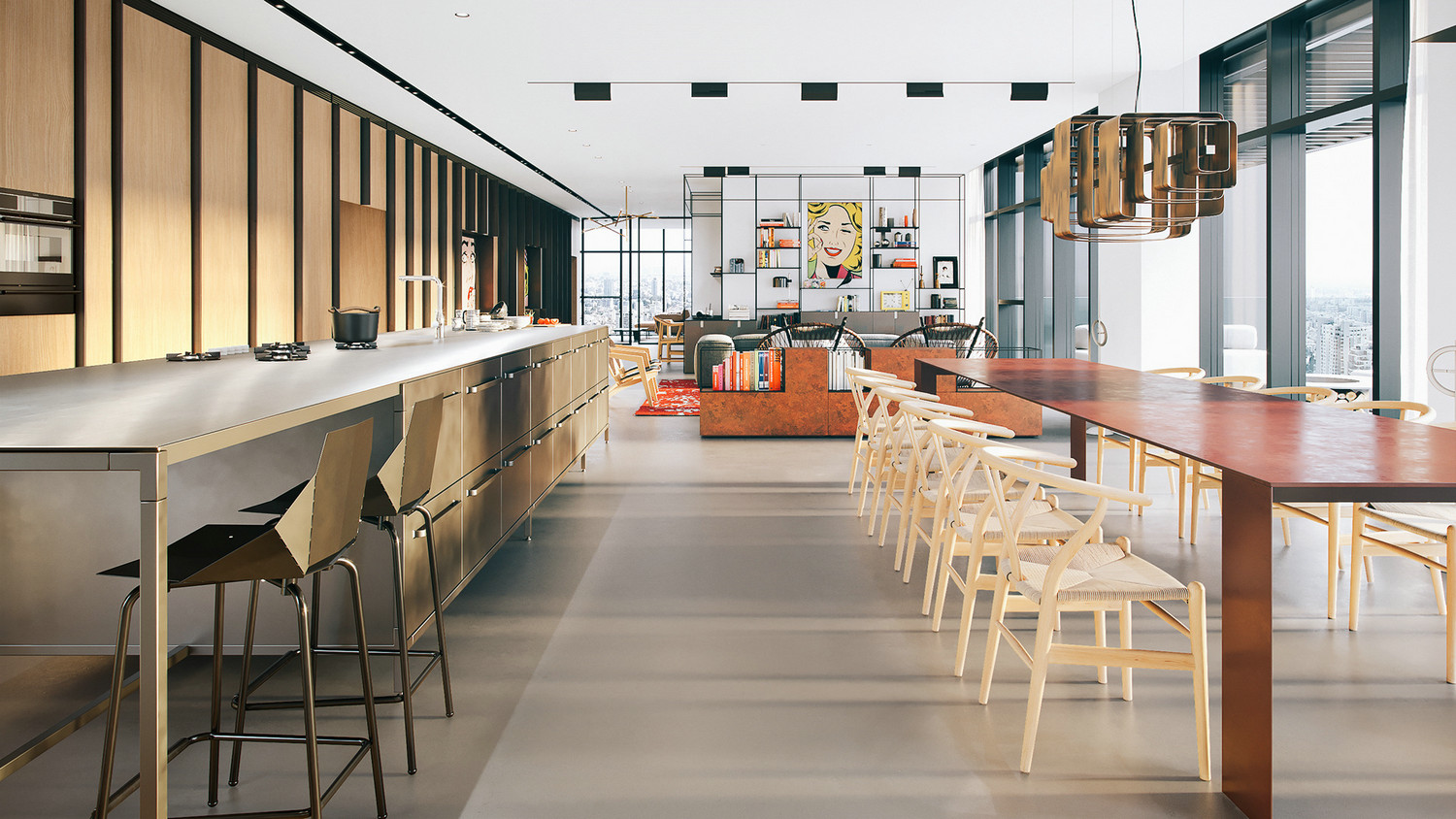 特拉维夫顶层公寓 | 波普艺术风格的室内设计-25