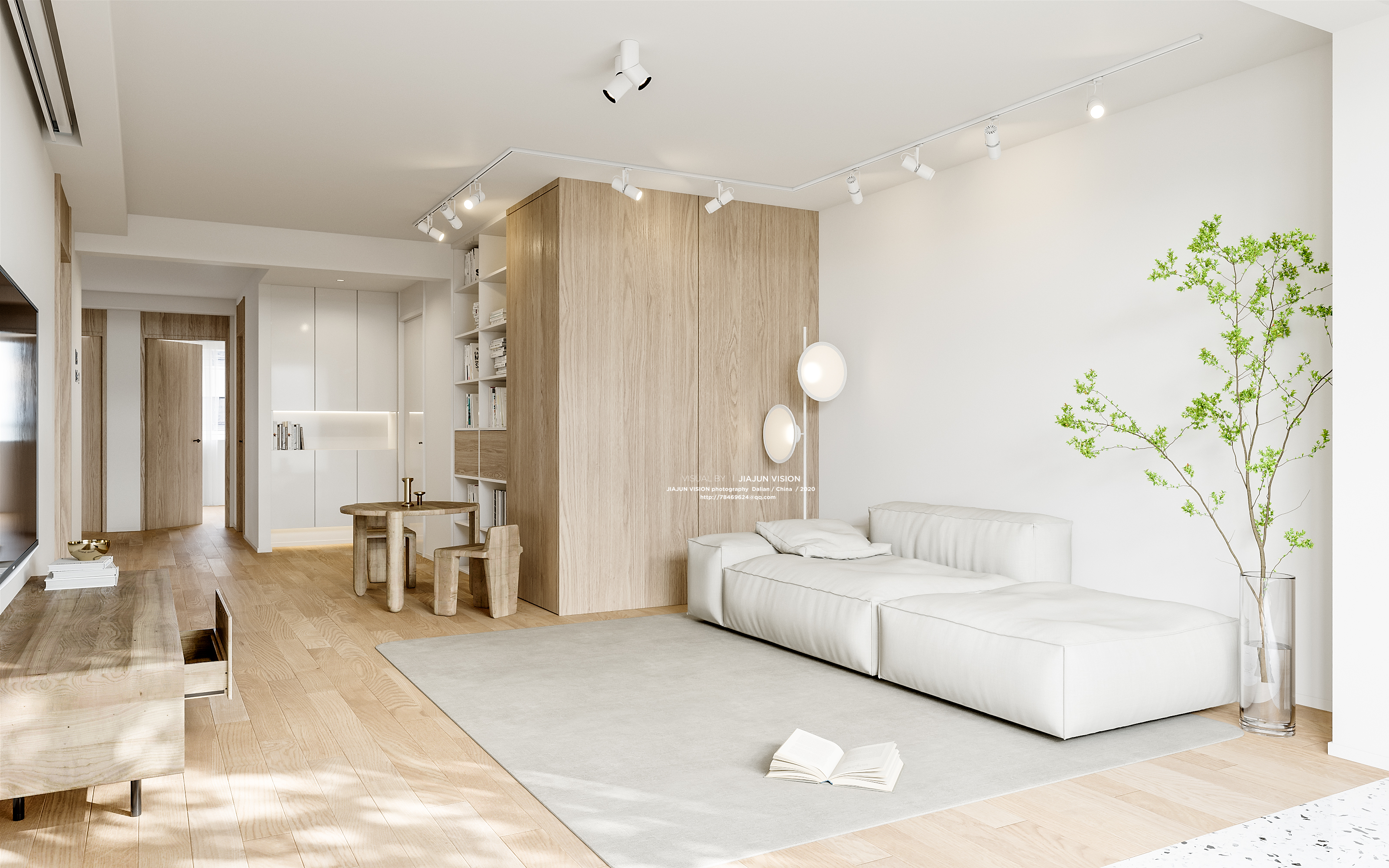 两套现代北欧风格效果图-10