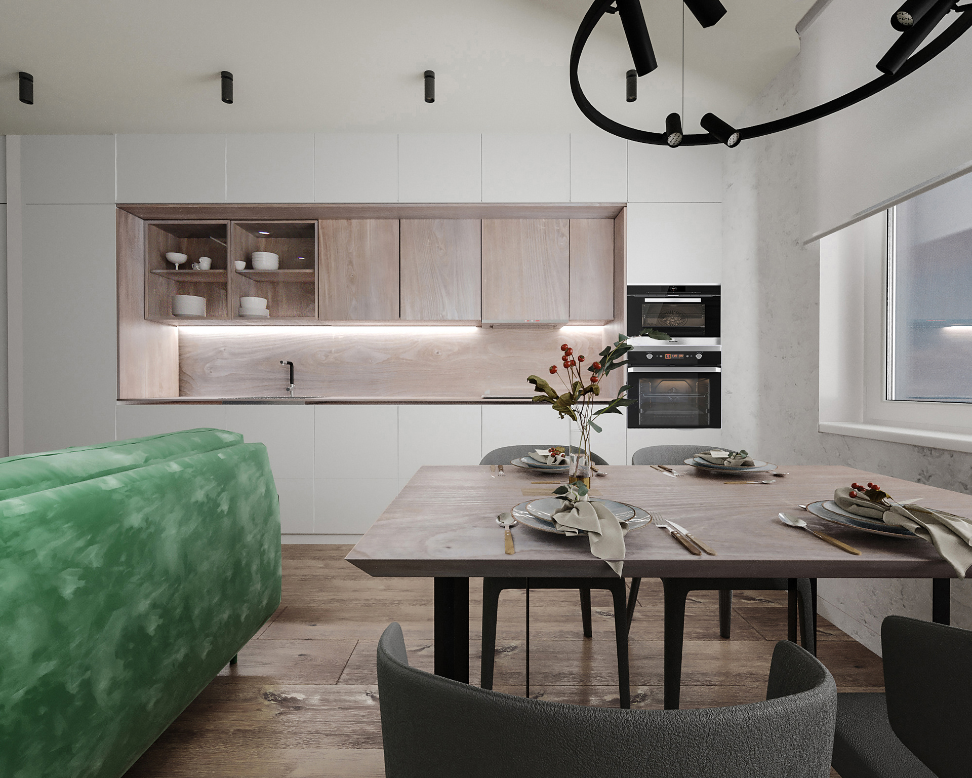 现代极简风公寓设计-3