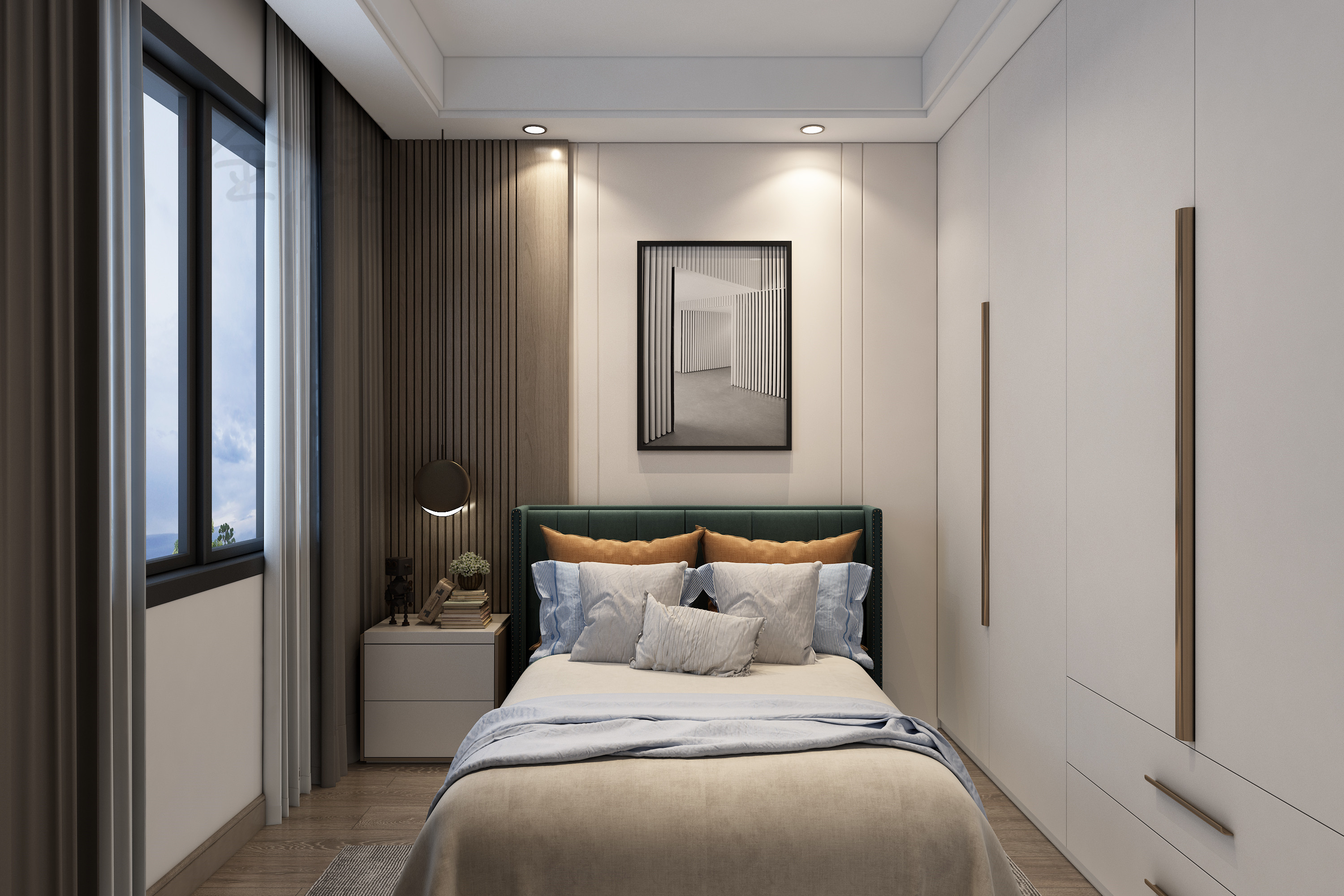 现代温暖向阳住宅设计-4