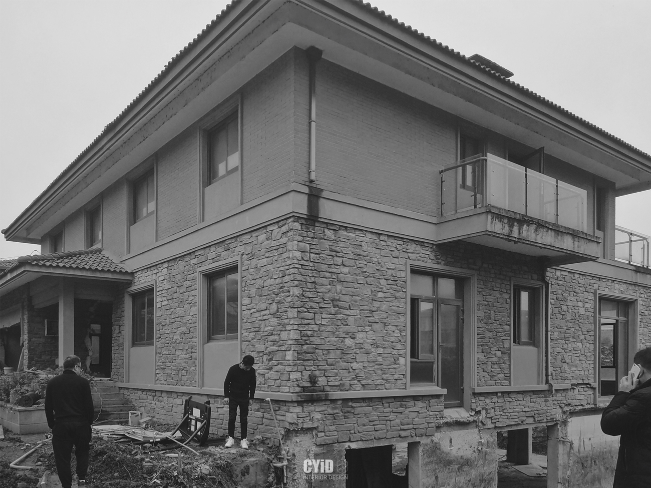 辰佑设计│现代别墅曲线美学与结构美-7