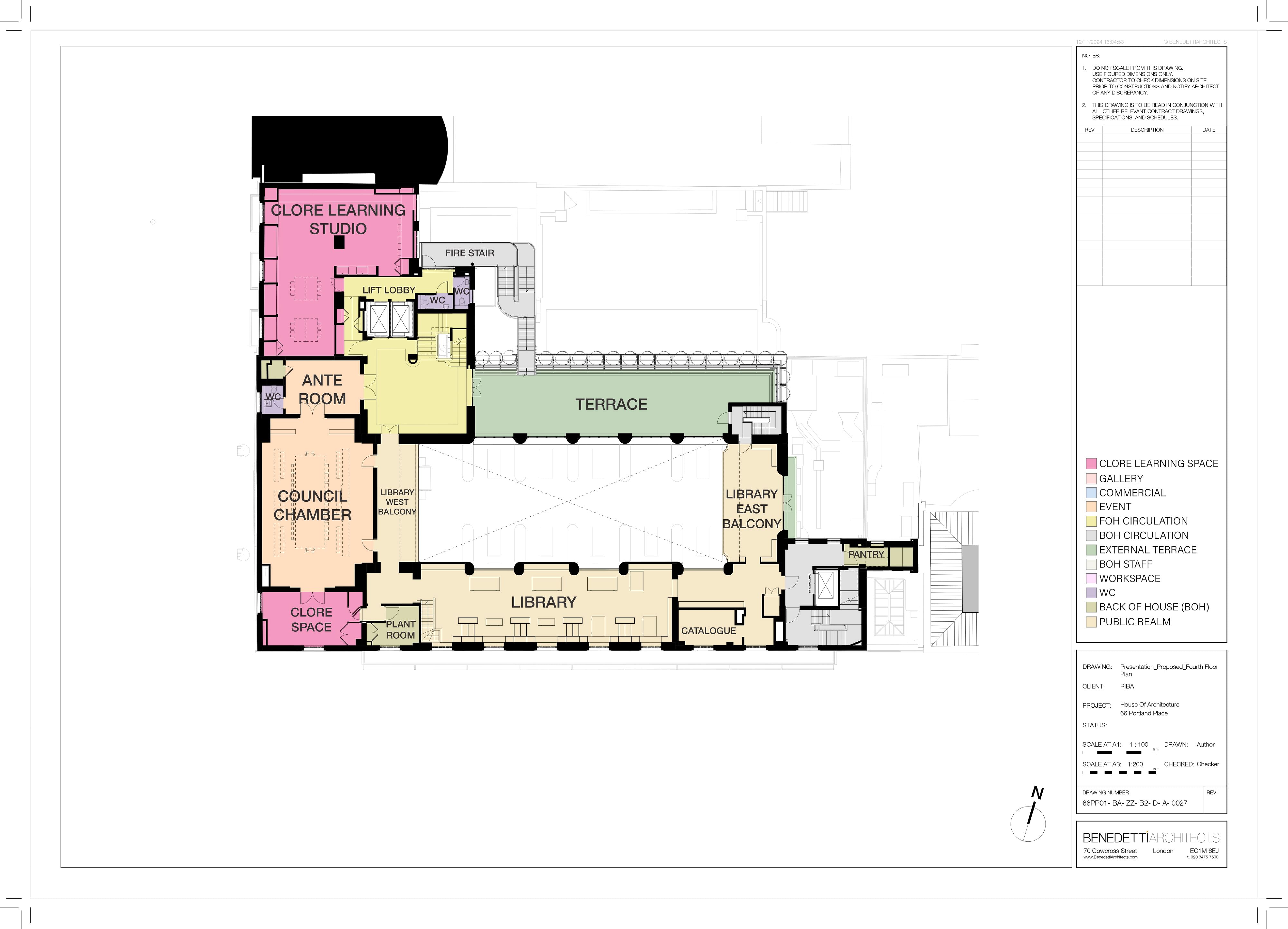 RIBA的建筑之家（皇家英国建筑师学会总部修复）项目丨美国波特兰丨Benedetti Architects-26