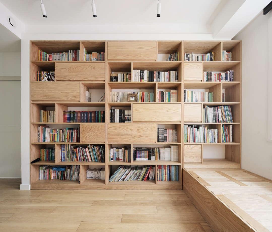 四居室无客厅设计 | 功能齐全,环保实木定制-28