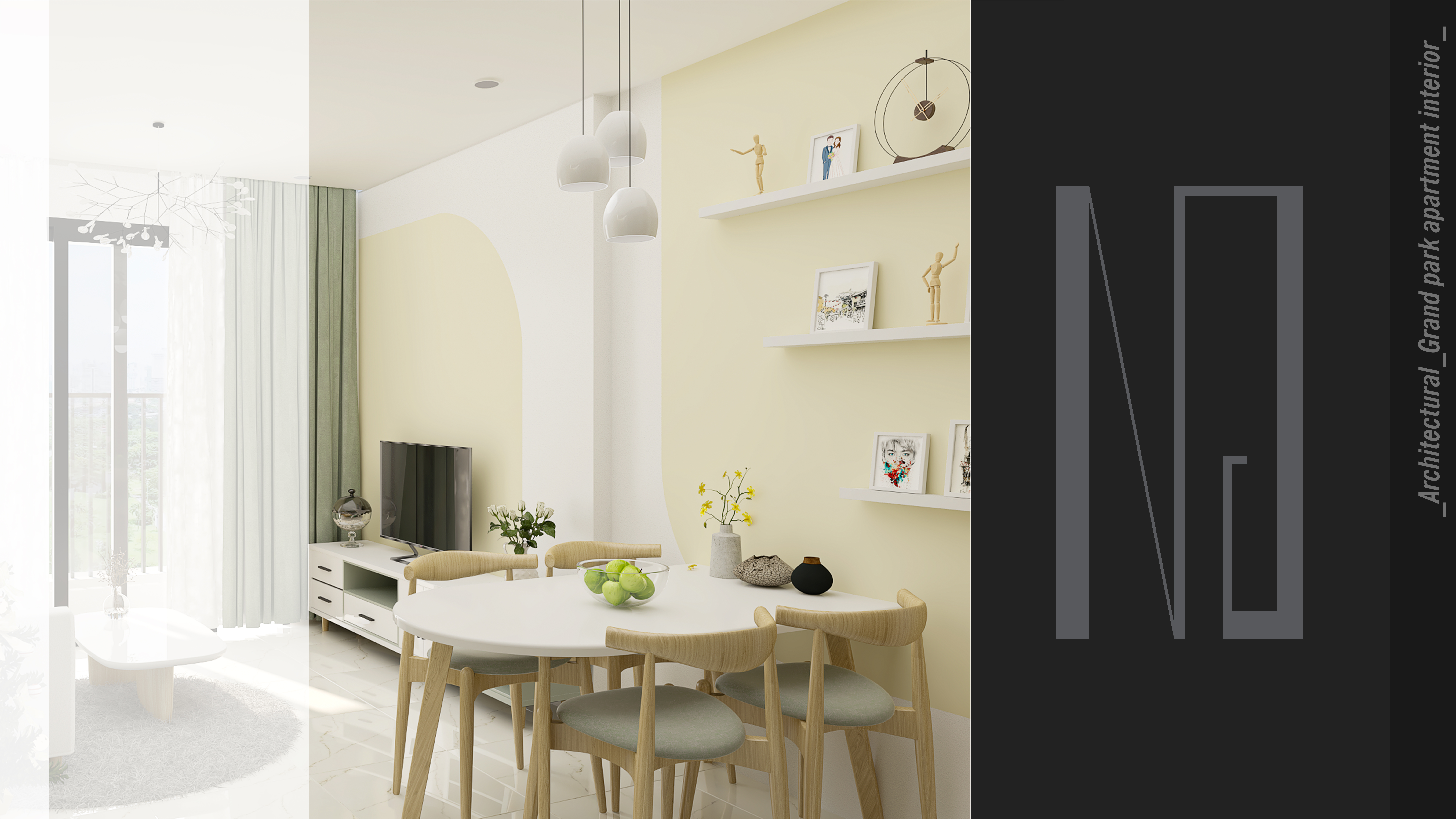 Architectural_Grand park apartment interior-0