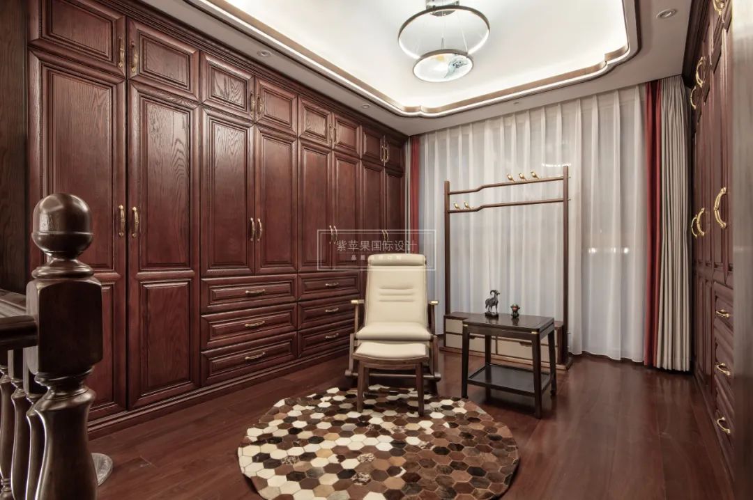 古韵相会,众和东苑 260㎡中式雅居丨紫苹果国际设计-111