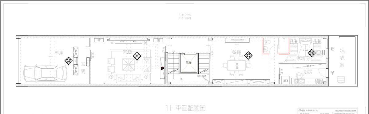 双玄关别墅设计,狭长透天厝的华美转身-24