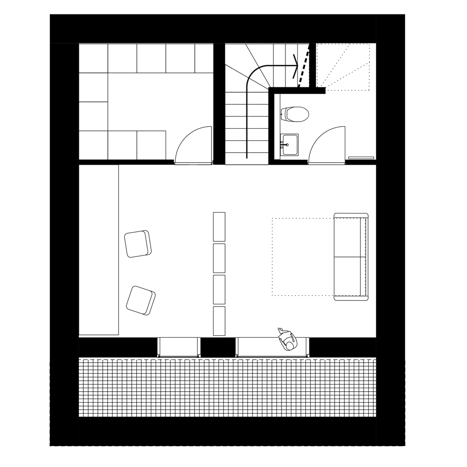 伦敦保护区内的现代砖木住宅-32