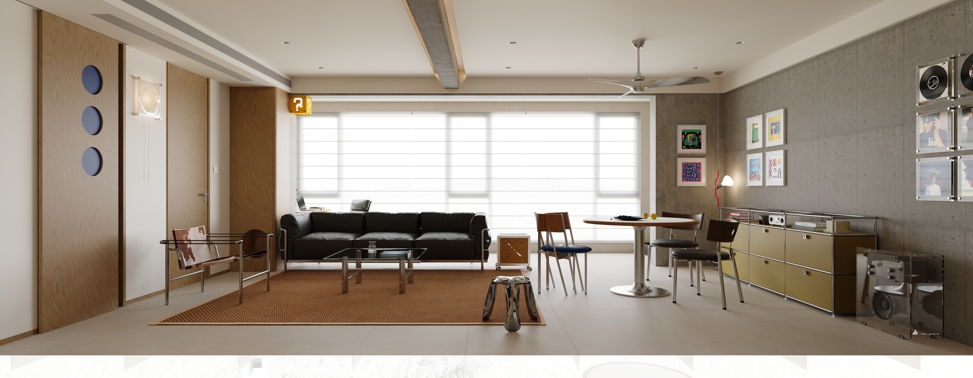 工业风客餐厅-14