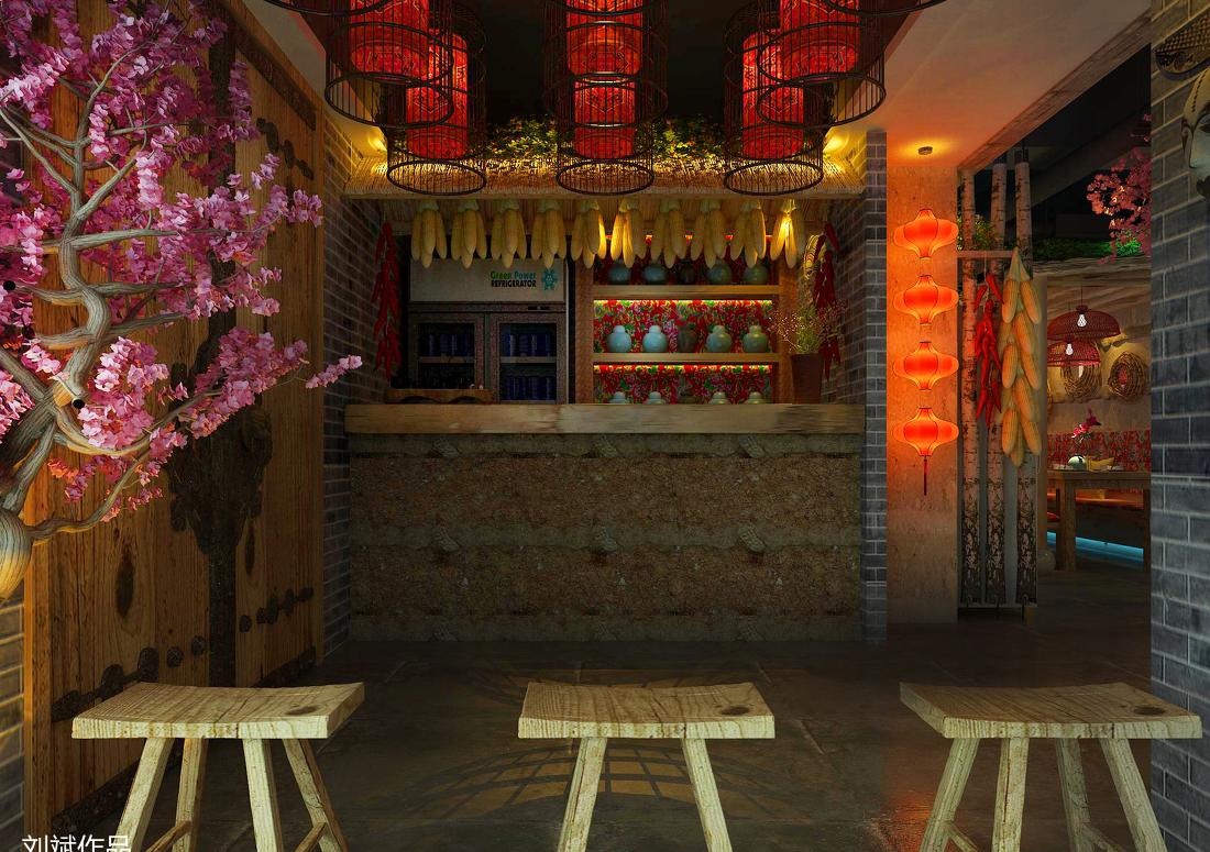 大连福记餐厅设计 | 精致公共空间与卫生间美学-2