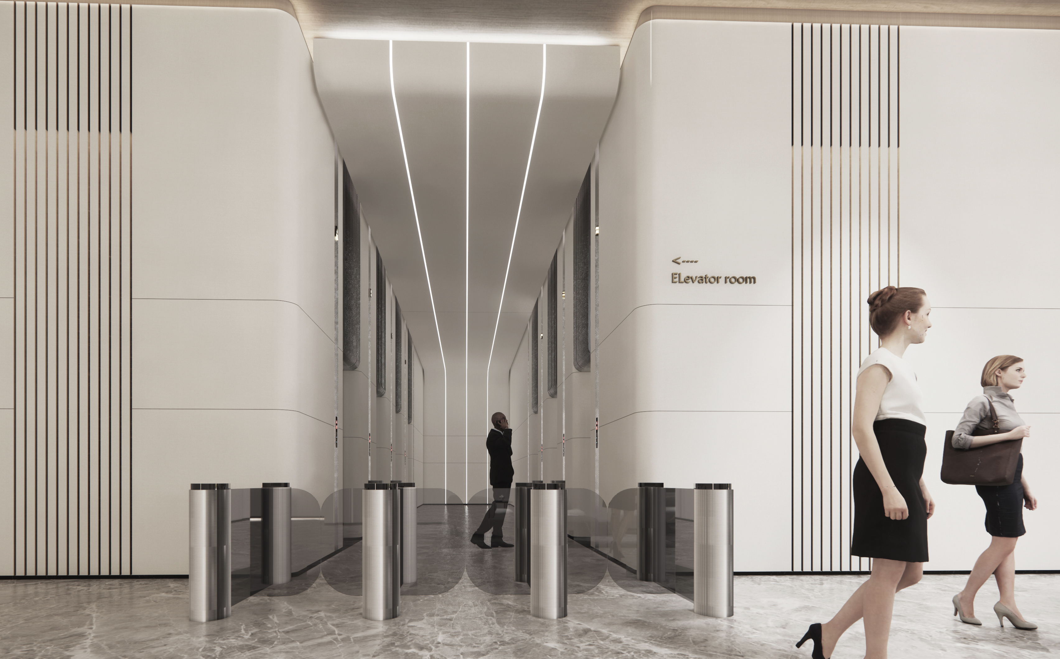 广州国际金融城大堂中心设计方案丨中国广州丨卓美设计-23