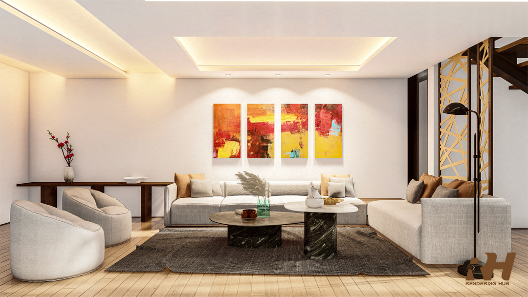 Residential Pool House Design & 3D Rendering-7