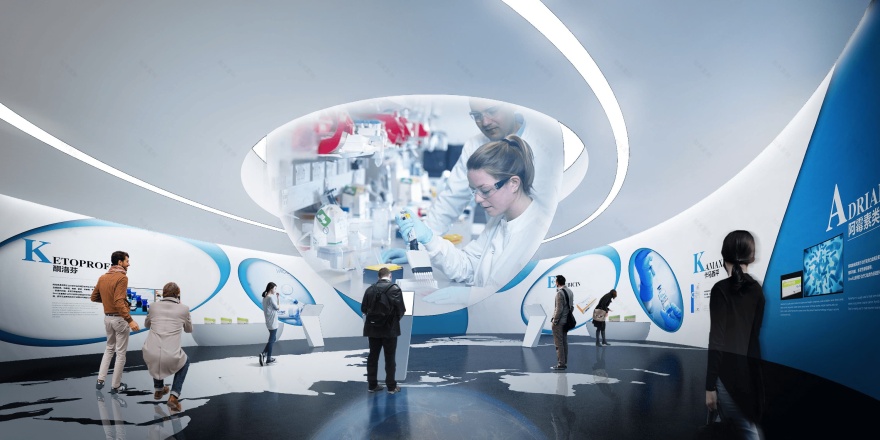 椒江绿色药都小镇医药博物馆展厅设计丨森克思科技-36