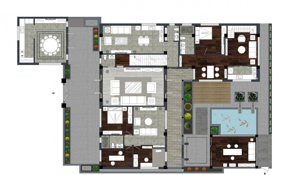 新中式风格家居设计,温馨与个性并存-0