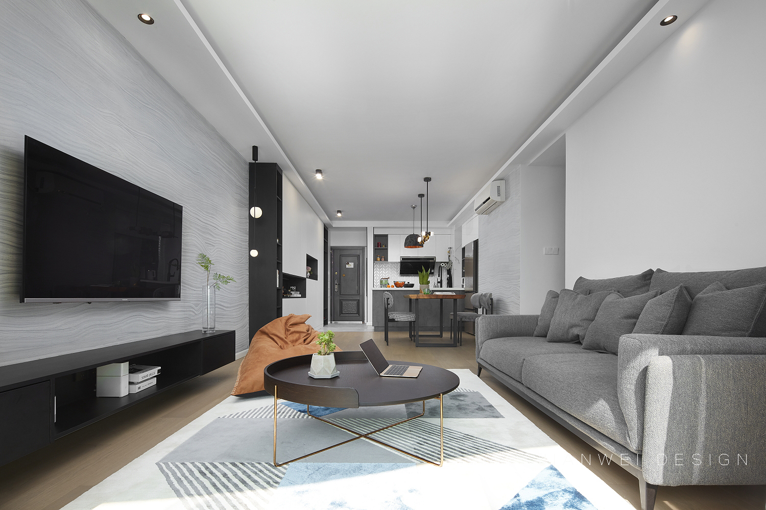 现代简约深圳宅,开启无敌看海模式-19