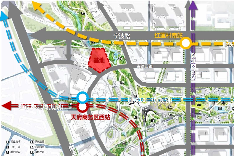 成都天府新区总部基地 4 号楼丨中国成都丨Aedas-13