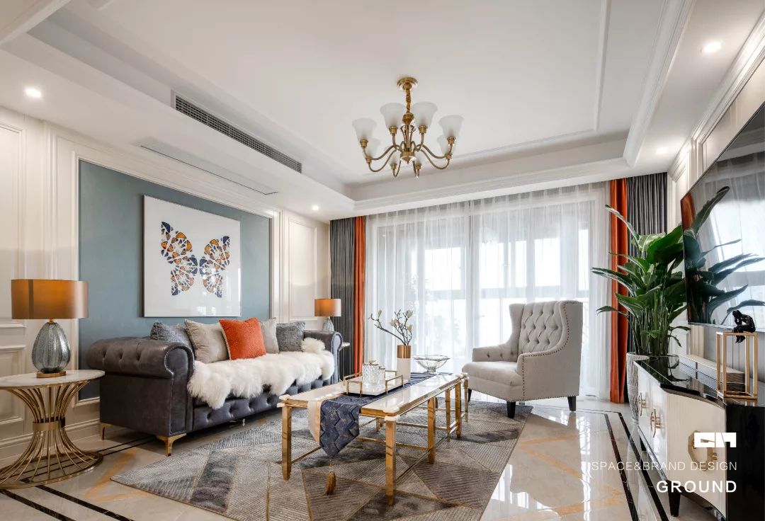 江南首府美式风,观诺设计展现欧式雅致时尚情怀-34